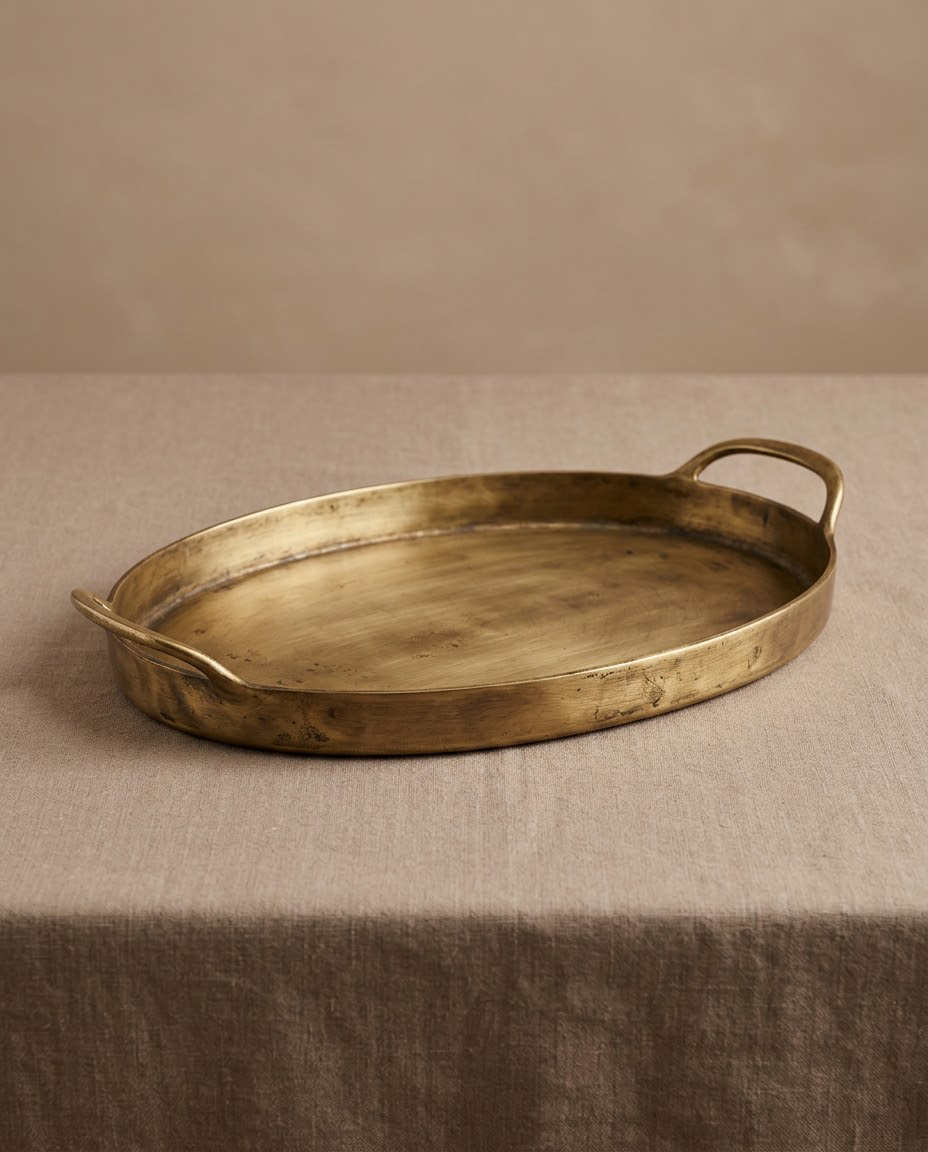 Brass Handled Tray